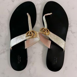 Gucci GG T-Strap Sandal